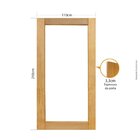 Folha De Porta 210x110 Cm Tauari Panoramica Sem Vidro Mapaf M