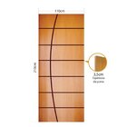 Folha de porta 210x110cm Tauari HDF Frisada Mapaf (modelo 185)