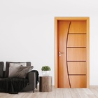 Folha de porta 210x110cm Tauari HDF Frisada Mapaf (modelo 186)