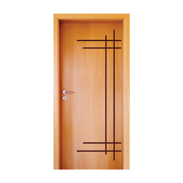 Folha de porta 210x110cm Tauari HDF Frisada Mapaf (modelo 190)