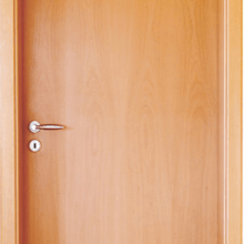 Folha De Porta 210x110cm Verniz Lisa Semi Solida Mapaf Marrom