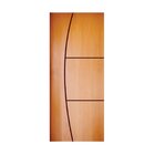 Folha De Porta 210x112cm Hdf Frisada Modelo 193 Mapaf Marrom