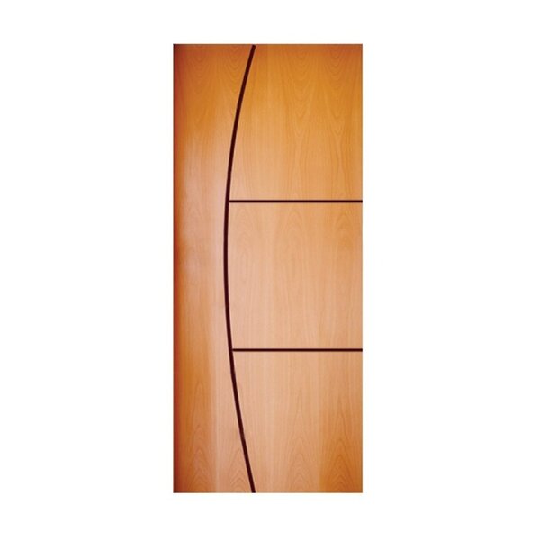 Folha De Porta 210x112cm Hdf Frisada Modelo 193 Mapaf Marrom