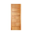 Folha De Porta 210x120cm Tauari Belga Mapaf Marrom-claro