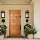 Folha De Porta 210x120cm Tauari Belga Mapaf Marrom-claro