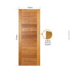 Folha De Porta 210x120cm Tauari Italia Mapaf Marrom-claro