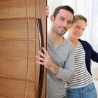 Folha De Porta 210x60cm Tauari Bbb Frisada Mapaf Marrom