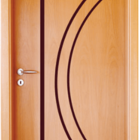 Folha de porta 210x60cm Tauari HDF Frisada Mapaf (modelo 08)