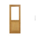 Folha De Porta 210x60cm Tauari Monaco Sem Vidro Mapaf Marrom-
