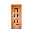 Folha de porta 210x62cm Tauari HDF Frisada Mapaf (modelo 44)