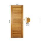 Folha De Porta 210x62cm Tauari Roma Mapaf Marrom Claro