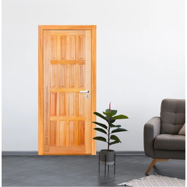 Folha De Porta 210x70cm Tauari Pp16 Mapaf Marrom-claro