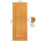 Folha De Porta 210x70cm Tauari Segovia Mapaf Marrom-claro