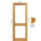 Folha De Porta 210x70cm Tauari Zurique Sem Vidro Mapaf Marrom