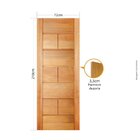 Folha De Porta 210x72cm Tauari Ad01 Mapaf Marrom