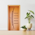 Folha de porta 210x72cm Tauari HDF Frisada Mapaf (modelo 37)