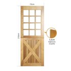 Folha De Porta 210x72cm Tauari Holandesa Mapaf Marrom