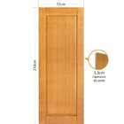 Folha De Porta 210x72cm Tauari Segovia Mapaf Marrom-claro