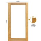 Folha De Porta 210x80 Cm Tauari Panoramica Sem Vidro Mapaf Ma