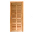 Folha De Porta 210x80 Cm Tauari Veneziana Mapaf Marrom-claro
