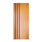 Folha De Porta 210x80cm Hdf Frisada Modelo 195 Mapaf Marrom C