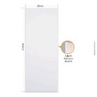Folha De Porta 210x80cm Semi Solida Mapaf Branco Prime
