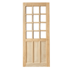 Folha De Porta 210x82cm Tauari Veneza Sem Vidro Mapaf Marrom-