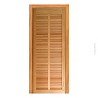 Folha De Porta 210x90 Cm Tauari Veneziana Mapaf Marrom-claro