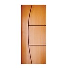 Folha De Porta 210x90cm Hdf Frisada Modelo 193 Mapaf Marrom C