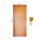 Folha De Porta 280x80cm Piso Teto Tauari Mapaf Marrom Claro