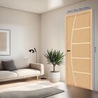 Folha De Porta   Frisada 210x70x3,5 Gitale Portas Crua