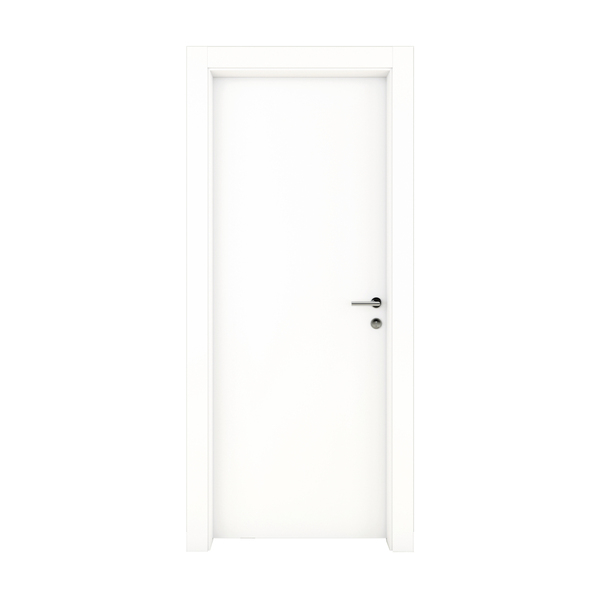 Folha de porta Bondoor 2100x900x41mm Lisa Laca Branco com Usinagem Completa