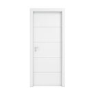 Folha de Porta de Giro de Madeira Decorada Pintura UV Branco 2,10x0,62m Artens