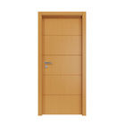 Folha de Porta de Giro de Madeira Decorada Pintura UV Curupixá 2,10x0,70m Artens