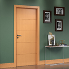 Folha de Porta de Giro Lucerna UV de Madeira Decorada Pintura UV Curupixá 2,10x0,70m Artens