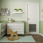 Folha de Porta de Giro de Madeira Lisa Ventilada Pintura UV Branco 2,10x0,92m Artens