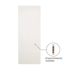 Folha de Porta de Giro de Madeira Colméia Lisa Primer Branco 2,10x0,60m Pinhal Portas