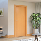 Folha de Porta de Giro Lisa Madeira Pintura UV Curupixá 2,10x0,90m Artens