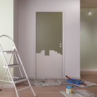 Folha de Porta de Giro Lisa de Madeira 2,10x0,80m Eucadoor