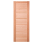 Folha de Porta de Giro Decorada Madeira Eucalipto Ambos os Lados 2,1x0,8m Cruzeiro