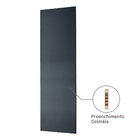 Folha de Porta de Giro Lisa Lacca Madeira Laca Preto Fosco 2,10x0,72m Artens