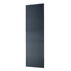 Folha de Porta de Giro Lisa Madeira Laca Pu Preto Fosco 2,10x0,60m Artens