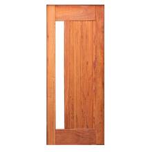 Folha de Porta de Giro Decorada Madeira Maciça Angelim 2,10x0,90m Modelo Ártemis Galon