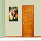 Folha de Porta de Giro Decorada 9367 Madeira Maciça Cedro Natural 2,10x0,90m Galon