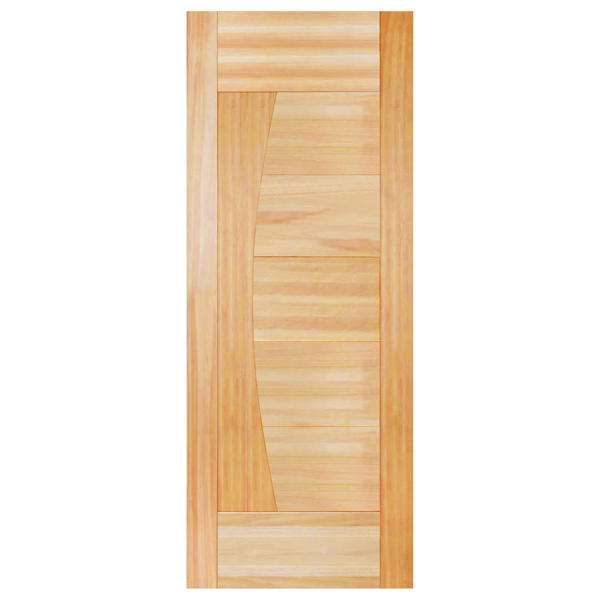 Folha de Porta de Giro Decorada 849 Madeira Maciça Cedro Natural 2,10x0,82m Galon