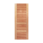 Folha de Porta de Giro Decorada 9396 Madeira Maciça Eucalipto Natural 2,10x0,90m Galon