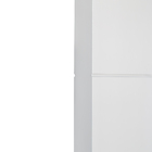 Folha de Porta de Giro Decorada Madeira Colméia Pintura Laca Branco 2,10x0,70m Artens