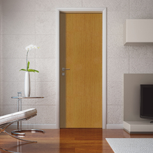 Folha de Porta de Giro/Correr/Pivotante Lisa Madeira Colméia Nogal Mel Ambos os Lados Eucaplac 210x90cm Eucatex