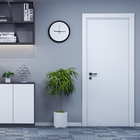 Folha de Porta de Giro de Madeira Sarrafeada Lisa Laca Branco Modelo Laca Pu 2,10x0,60m Ipumirim