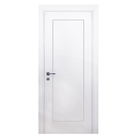 Folha de Porta de Giro de Madeira Sarrafeada Decorada Laca Branco Modelo Laca Pu 2,10x0,60m Ipumirim